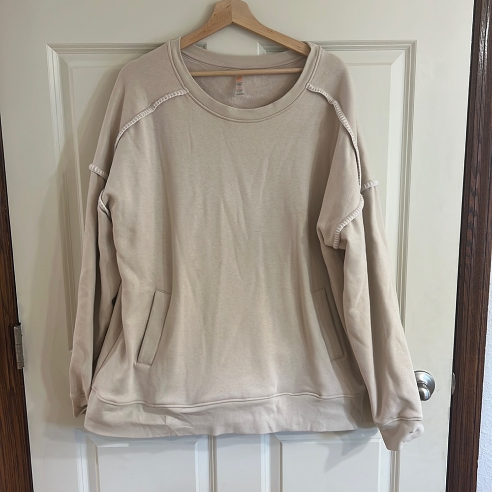 Fuzzy sweatshirt